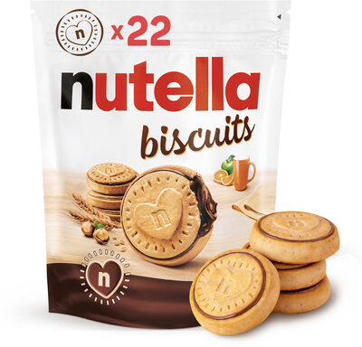 Biscuits NUTELLA Biscuits Noisettes et Cacao x22 - 304g